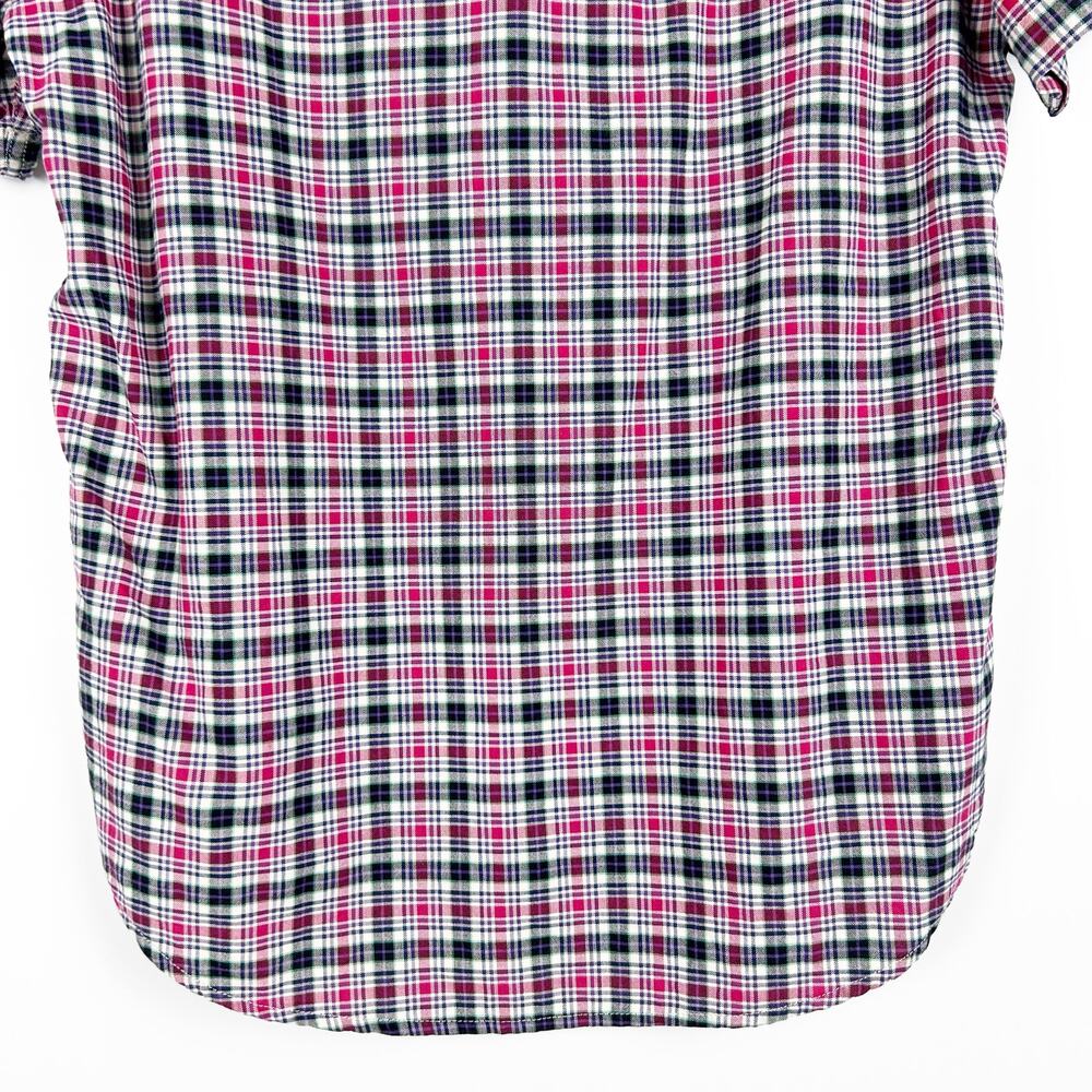 Denim & Supply Ralph Lauren Short Sleeve Button Front Plaid Shirt Mens Size Med - Picture 10 of 10